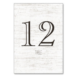 Birch Woodland Tischnummer