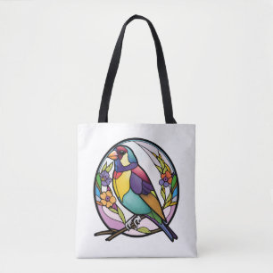 Bird Animal Portrait Gestaltete Glas Wildlife Fore Tasche