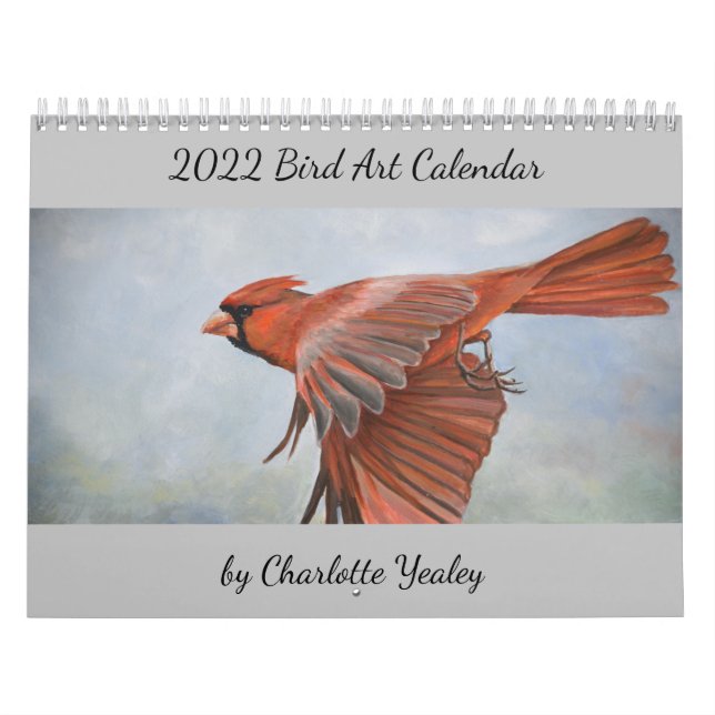 Bird Art Calendar 2022 von Charlotte Yealey Kalender (Titelbild)