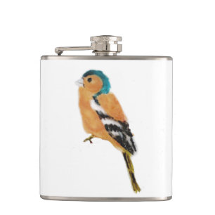 Bird Art Chaffinch Flachmann