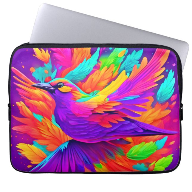 Bird Art Laptopschutzhülle (Vorderseite)
