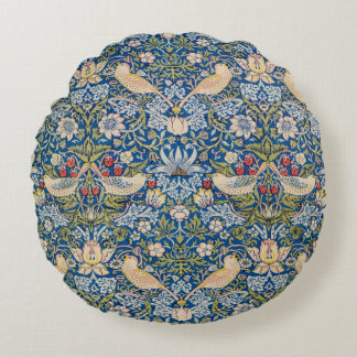 Bird Art Nouveau Design Rundes Kissen