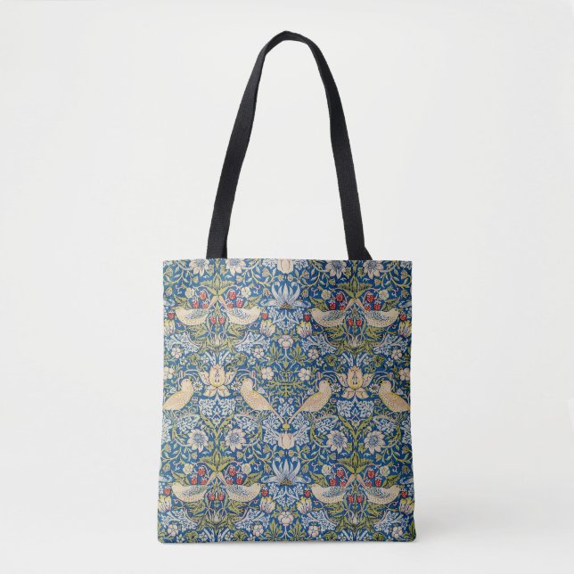 Bird Art Nouveau Design Tasche (Vorderseite)