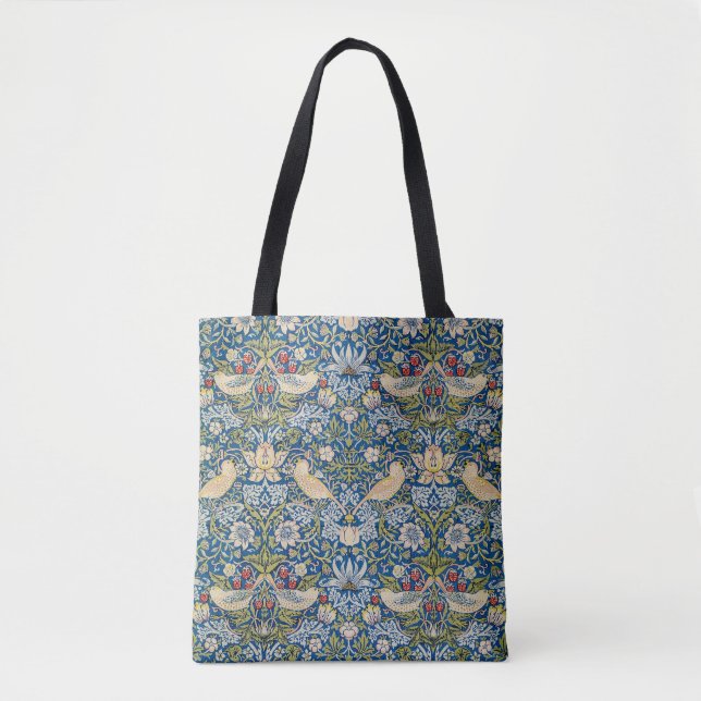 Bird Art Nouveau Design Tasche (Vorderseite)