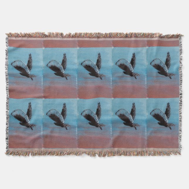 Bird Art Sunrise Owls Decke (Vorderseite)
