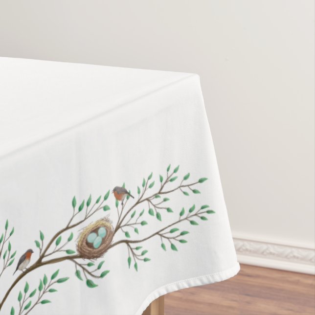 Bird Baby Shower Spring Tischdecke (Beispiel)