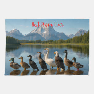 Bird Best Maman Jamais Personnalisé Serviette De C