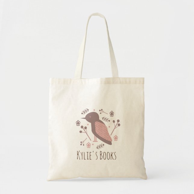 Bird-Bird-Bibliothek Buchtetasche Tragetasche (Vorne)