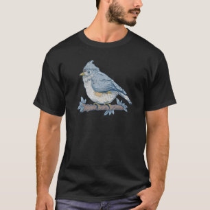 Bird Bird Watcher Vogelbeobachter Blue Jay Fl T-Shirt