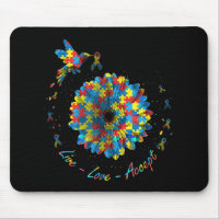 Bird Blume Ribbon Puzzle Live Liebe Akzeptieren Au