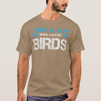 Bird Boy Joke Boys Birds Ornithologe Retro T-Shirt
