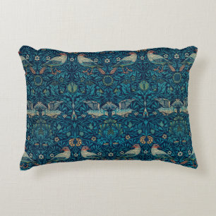 Bird by William Morris, Vintag Garden Textile Art Dekokissen