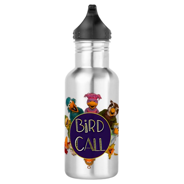 Bird Call Cast & Logo Edelstahlflasche (Rechts)
