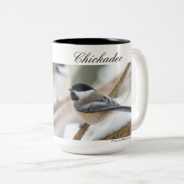 Bird, Chickadee, zweiseitig, Zweifarbige Tasse