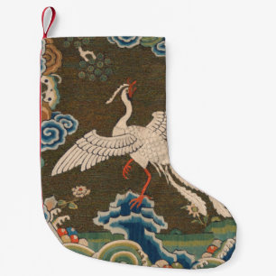 Bird Chinese Antique Decor Kleiner Weihnachtsstrumpf