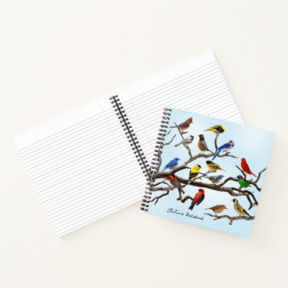 Bird Crowd auf Branchen Notizbuch