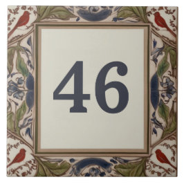 Bird Custom House Number Sign Plaque Plakat Fliese