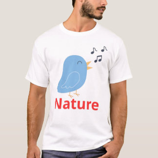Bird Design: Elegant and Unique Avian Art T-Shirt