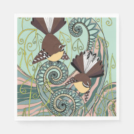 Bird Design Serviette