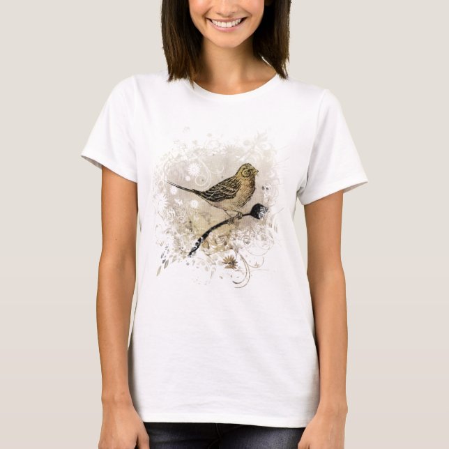 Bird-Design T-Shirt (Vorderseite)