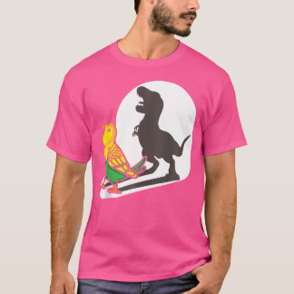Bird Dinosaur Zookeeper Paleontologe Budgie Para T-Shirt
