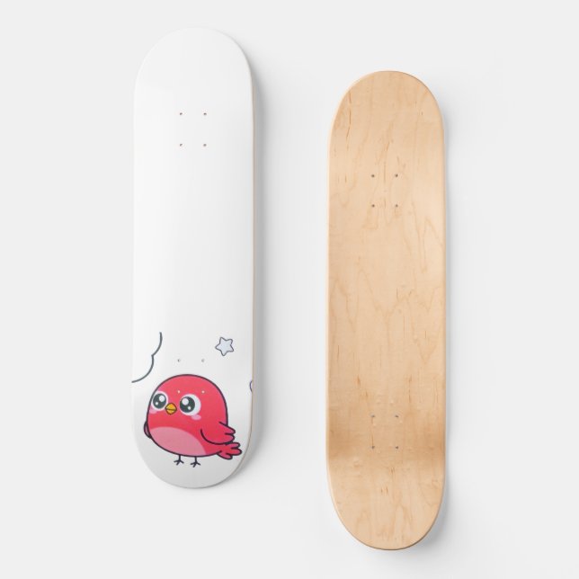 Bird, endoky.com skateboard (Vorderseite)