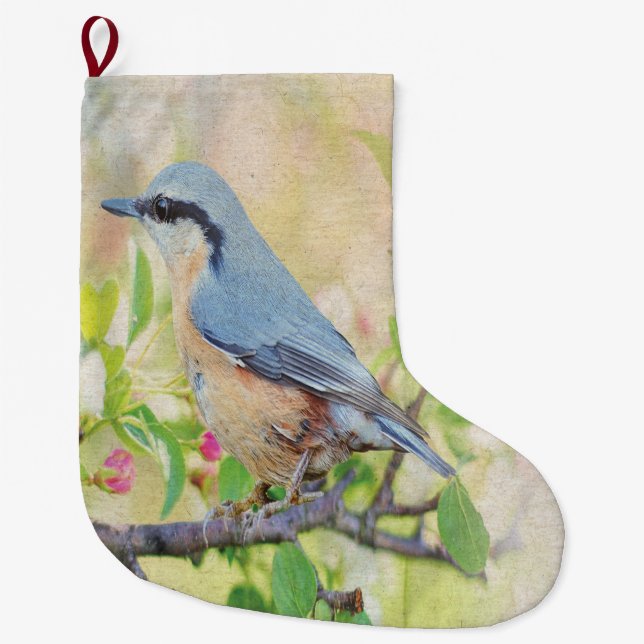 Bird Fanatic Großer Weihnachtsstrumpf (Vorderseite)