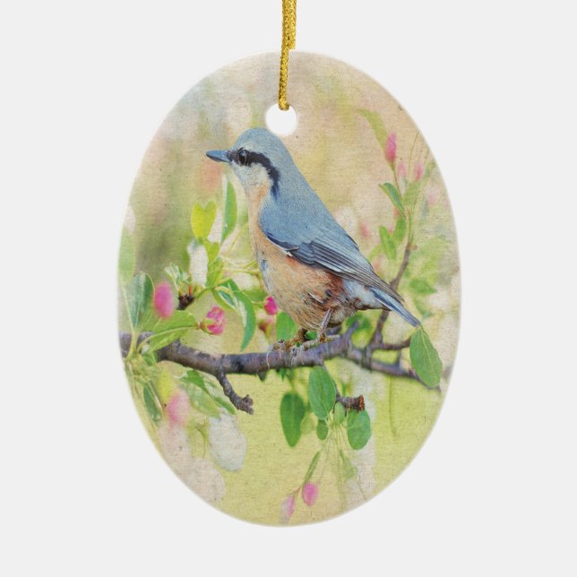 Bird Fanatic Keramik Ornament (Vorne)