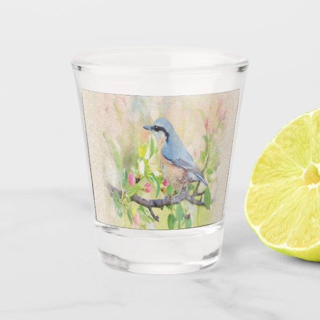 Bird Fanatic Schnapsglas (Vorderseite)