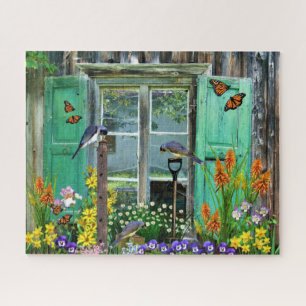 Bird Flower Garden