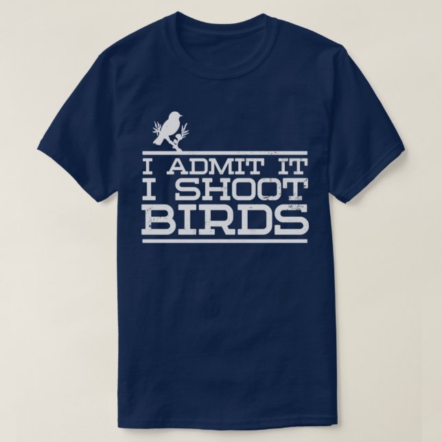 Bird Fotograf I Shoot Birds Gift T-Shirt (Design vorne)