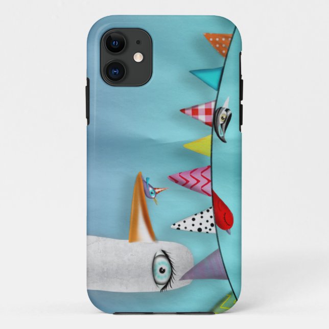 Bird Garland Case-Mate iPhone Hülle (Rückseite)
