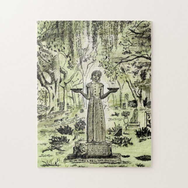 Bird Girl, Bonaventure Friedhof, Savannah, GA (Vertikal)