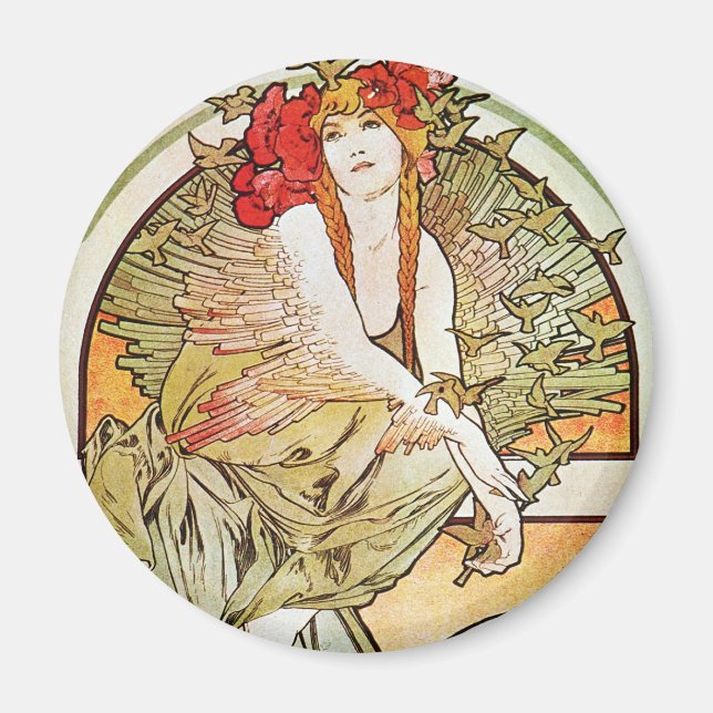 Bird Goddess Magnet (Vorne)