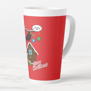 Bird House Frohe Weihnachten Milchtasse