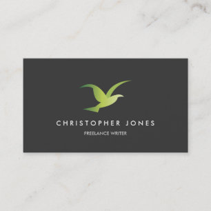 BIRD IDENTITY BUSINESS CARD FÜR AUTOREN, SCHREIBER VISITENKARTE