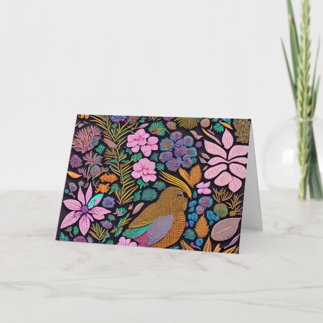 BIRD IN DER BRIGHTS ALL-OCCASION/BLANK CARD DANKESKARTE (Vorderseite)