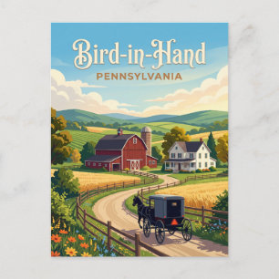 Bird-in-Hand, Pennsylvania Postkarte
