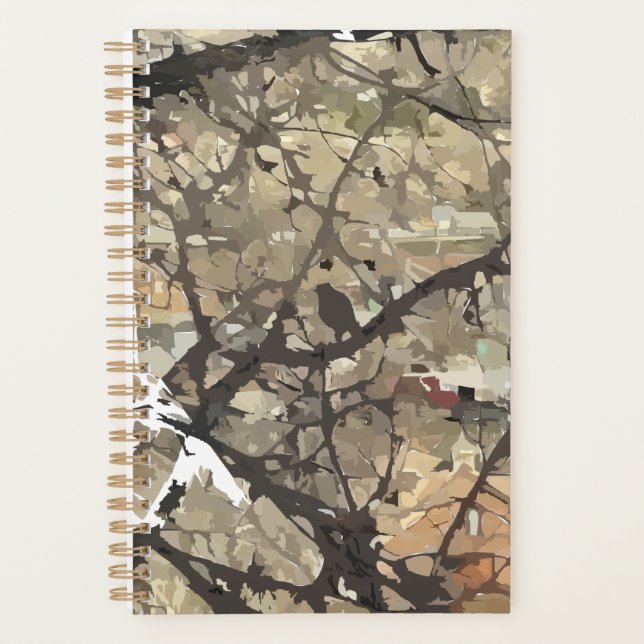 Bird in Tree Planner Planer (Vorderseite)