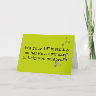 Bird Kack Funny Birthday für 16-jährige Teenager Karte