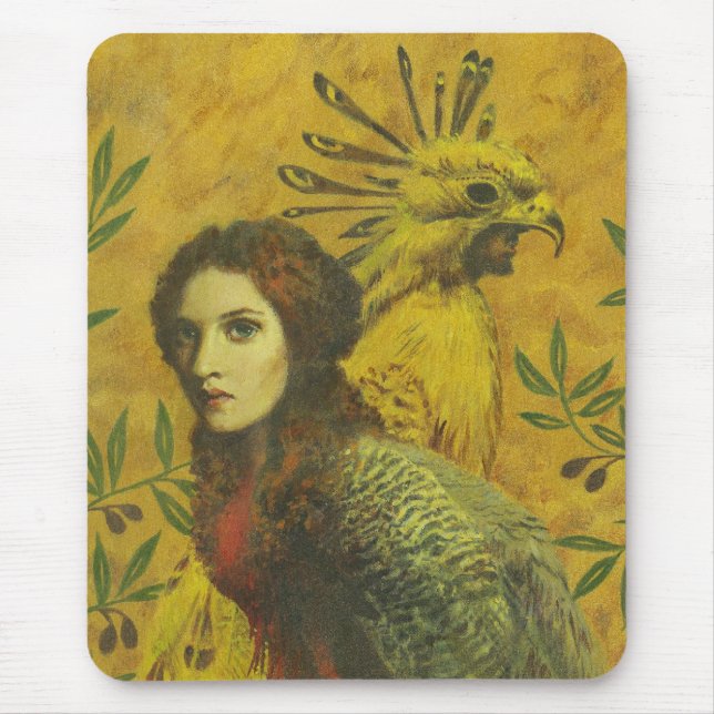 Bird Lady Mutant Design Mousepad (Vorne)