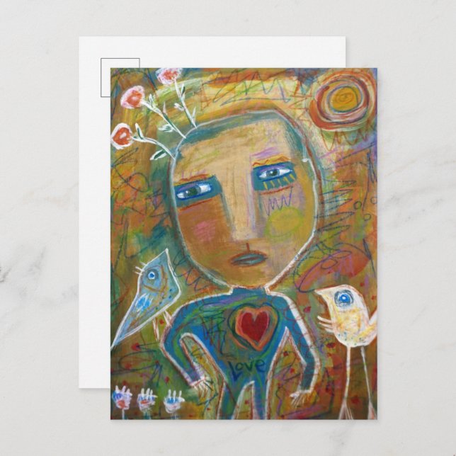 Bird Lover Postkarte (Vorne/Hinten)