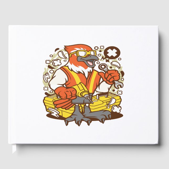 Bird Mechanic Worker Gästebuch (Vorderseite)