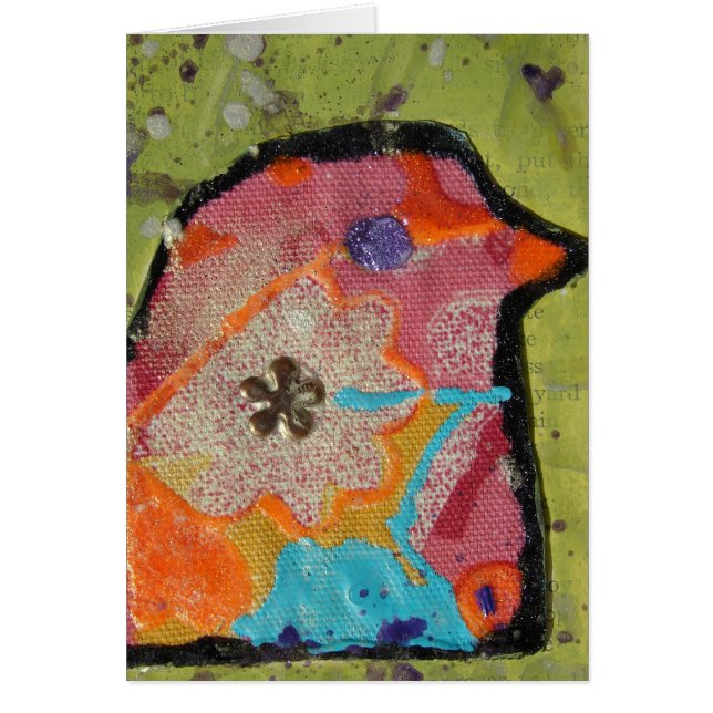 Bird Mixed Media-Jeden Anlaß (Vorne)