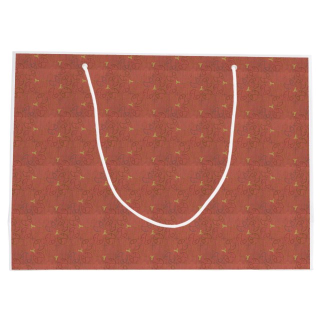 Bird Motif sac cadeau - petit imprimé (Dos)