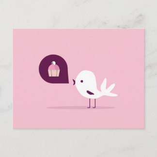 Bird Muffin Postkarte