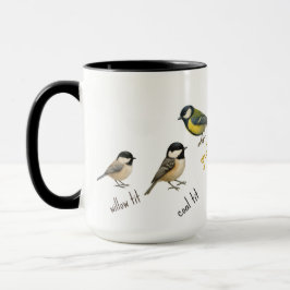 Bird Mug – Garden Birds Watercolour Coffee Cup Tasse