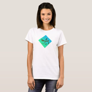 Bird Nerd Blue Green Ombre T - Shirt