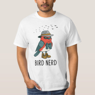 Bird Nerd Funny Bird Vogelbeobachtung Bird Lover b T-Shirt
