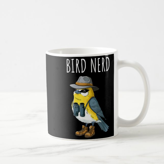 Bird Nerd Funny Bird Watching Birding Bird Lover W Kaffeetasse (Rechts)